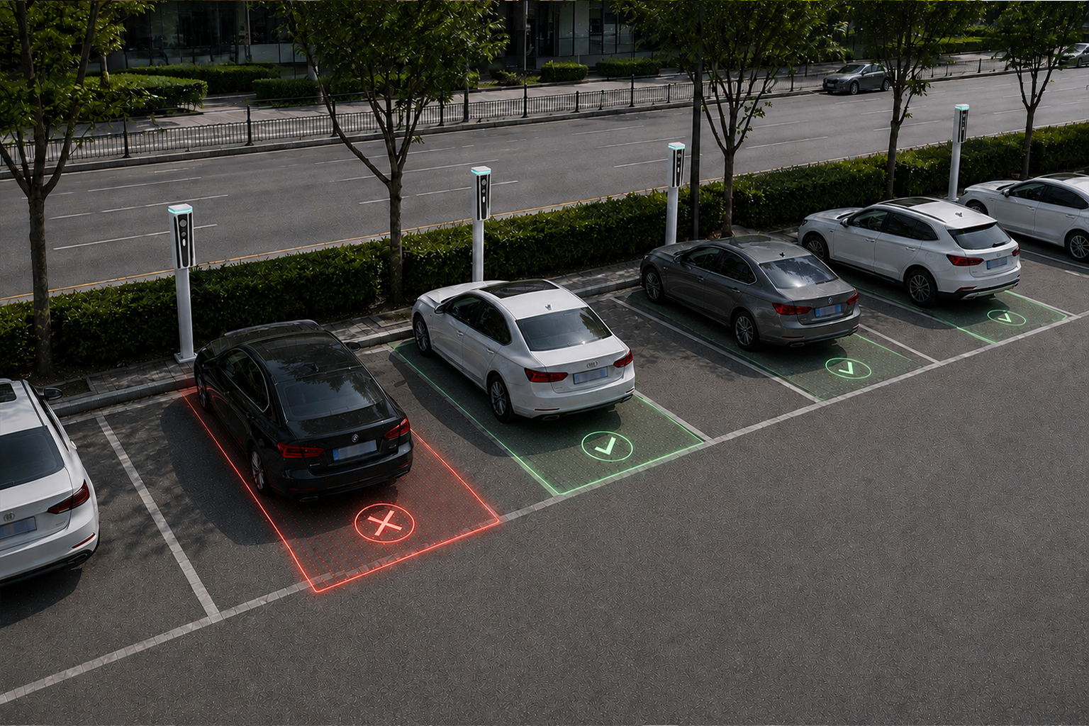 Smart Parking‑Spot Detection & Management