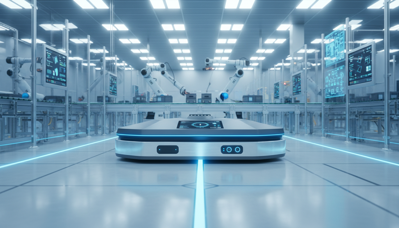 Autonomous mobile robot operating in an intelligent facility
